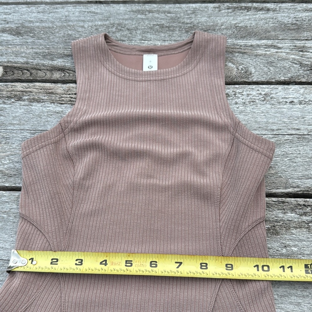 Lululemon Ribbed Softstreme Slim-Fit Tank Dress
Taupetastic size 0 NWT - Picture 4 of 8